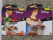 2022 Hot Wheels Disney Character Cars New Models ROBIN HOOD & HERCULES VHTF