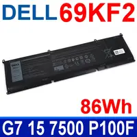 在飛比找樂天市場購物網優惠-戴爾 DELL 69KF2 86Wh 6芯 原廠電池 70N