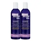 Shiny Silver Purple Shampoo Pack of 2 Enhances Blonde Tones Eliminates Brassi...