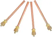 SWOOMEY Professional HVAC Access Valves 10.4cm Ac Filling Valves Set for Quick Fluorine Injection