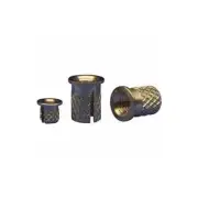 E Z Lok 260-006-BR Ez Lok 6 32 Flanged Brass Press Insert