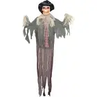 Sunstar Scarecrow LED Lighted Hanging Halloween Decoration - 72 in x 55 in - Mul