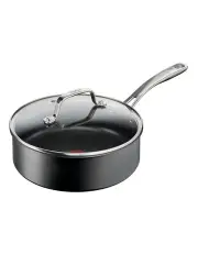 [Tefal] Unlimited Premium Induction Non-Stick Sautepan with Lid 24cm in Gunmental