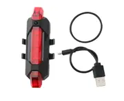 USB Charging Bicycle Warning Tail Light Bicycle Charging Tail Light Outdoor Riding LED Highlight Bicycle Light