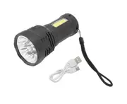 Waterproof Powerful Hand-Held LED Emergency Flashlight with 5 Modes for Outdoor Camping