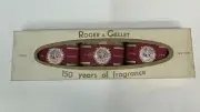 roger gallet fleurs d'amour soap 3 bars new