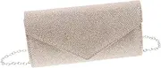 [Healeved] Shiny Sequin Clutch Purse for Women Elegant Crossbody Evening Bag with Chain Stylish Party Purse Color for Prom and Formal Events