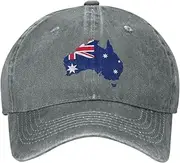 [GANghaONshoP] Australia Flag Sun Caps Mens & Womens Breathable Lightweight Baseball Cap