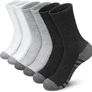 [PEXIVOZ] 3 Pairs Sports Socks, Breathable Sports Socks for Men and Women, Running Socks, Suitable for Sports, Running, Yoga, Dance, Fitness, multicoloured, Large