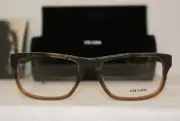 Brand New Authentic Prada O7P 54-17-140 Spotted Brown/Matte Brown RO4-1O1