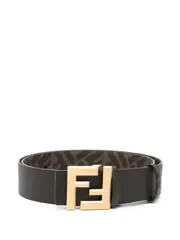 [FENDI] FF Squared Reversible belt 105 Brown