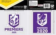 Melbourne Storm NRL 2020 Premiers Mini Premiership Decal Stickers