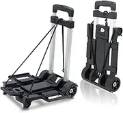 BESPORTBLE Foldable Trolley Cart Lightweight Hand Cart Portable Camping Trolley for Groceries Laundry Books Easy to Store Transport Durable Versatile Utility Dolly