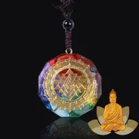 在飛比找蝦皮購物優惠-Orgonite 吊墜/Sri Yantra 項鍊/神聖幾何