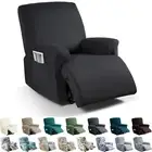 Recliner Chair Covers 1-Seater Full Cover Stretch Sofa Slipcovers Fit Removable