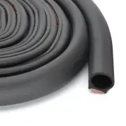 Car Door Rubber Weather Seal Hollow Strip 78inch Universal Weatherstrip D -shape (for: Chrysler)