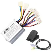36V 350W Brush Motor Speed Controller+ Pedal Electric Bike Scooter Razor Chopper