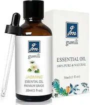 GM Gumili Jasmine Essential Oil, Fragrance Oil Scent Oil for Soap, Dryer Balls, Diffusers, Laundry, Bath Salts - 1 oz/30ml