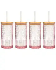 Godinger Set of 4 Claro Acrylic Sippy Cups