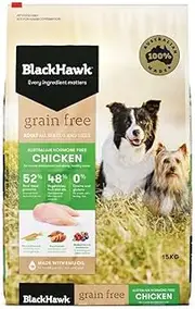 Black Hawk Adult All Breed Grain Free Chicken Dry Dog Food 15 Kg