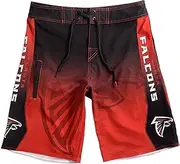 KLEW FOCO NFL Atlanta Falcons Gradient Board Shorts