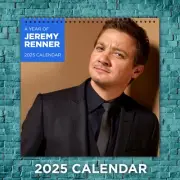 Jeremy Renner 2025 Marvel Stars Calendar, 12-Month Actor Wall Calendar