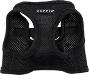Puppia Soft Vest Dog Harness - Black - Medium