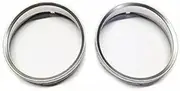 Chrome Matt Silver Speedometer Dashboard Gauge Ring Set M5 Style for BMW