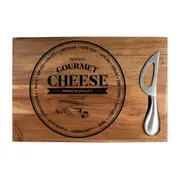 Peer Sorensen Rectangular Cheeseboard w/Stainless Steel Knife