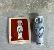 1981 Franklin Mint Porcelain Yuan Dynasties Miniature Mini Vase Ching-te Kiangsi