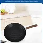 Round Grill Pan Universal Non Stick Multifunctional Flat Bottom Frying Pan A