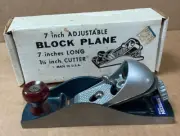 Master Mechanic 7 inch block plane with box