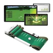 InBirdie Tempo Putting mat, Putting Green Training aid Digital golf training aid