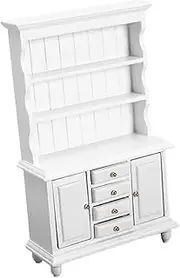 ifundom Realistic Mini Cabinet Birch Miniature Toy 1:12 Scale Miniature Furniture for Boys and Girls Decorative Miniature Toy