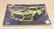 New LEGO Technic Instruction Manual 42138 Ford Mustang Shelby GT500 Manual Only