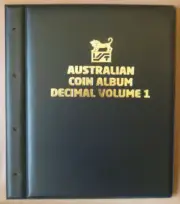 VST LARGE COIN Empty ALBUM DECIMAL Volume 1 FRONT & BACK COVER and POSTS only