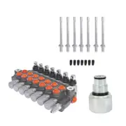 Hydraulic Monoblock Double Acting Control Valve 11 GPM +Conversion Plug 7 Spool