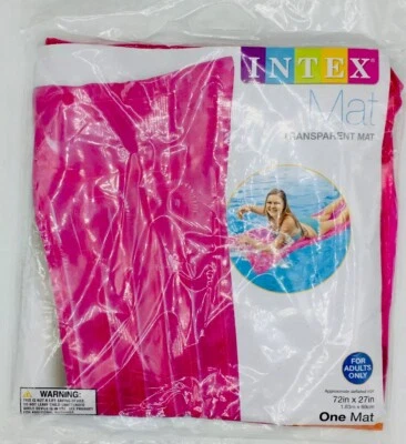 Intex Economat Inflatable Floating Pool Lounge Raft Air Mattress Floating Mat.