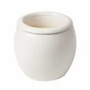 Northcote Pottery 15 x 15cm White Granada Indoor Glazed Pot