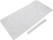 Yardenfun Non Slip Large Felt Desk Pad Portable Office Cushion for Home Work Elegant Design Soft Felt Material Versatile Use Desks and Dining Tables Stable Sturdy Workspace