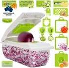 Vegetable Chopper, Multi-Function 18 in 1 Food Chopper Vegetable Slicer Cutter V