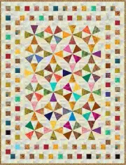 JIMBARAN - 69" x 53" - Pre-cut Patchwork Quilt Kit by Quilt-Addicts Single