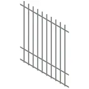 ProtectorAl 350 - 1200 x 1500mm Palladium Silver Raked 16-30º Radiator Pool Fence Panel