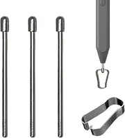 3 Pack Metal Nibs Replacement for Kindle Scribe Pen Compatible with Kindle Scribe,Replacement Metal Tips with 4096 Pressure Sensitivity + Removal Tweezers