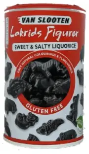 Van Slooten Lakrids Figurer 225g, 10-Pack - Dutch Sweet & Salty Licorice
