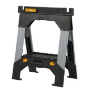 Folding Sawhorse with Adjustable Metal Legs 33 in. Benches Barricades