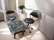 24" Labradorite Center Sofa Coffee & Tea Table Top Handmade kitchen Furniture De