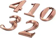 TEHAUX 1Bag Number Sign Address Plaque for Hotels Offices Garages Durable Door Number Stickers for Indoor Outdoor Use