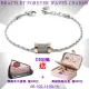 【CHARRIOL 夏利豪】Bracelet Forever Waves Charms永恆波浪吊墜手鍊玫瑰金-加毛巾蛋糕 C6(06-102-1139-15)