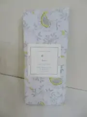 Pottery Barn Kids Lara Paisley Crib Fitted Sheet YELLOW New